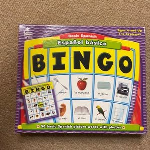 Basic Spanish Bingo game
